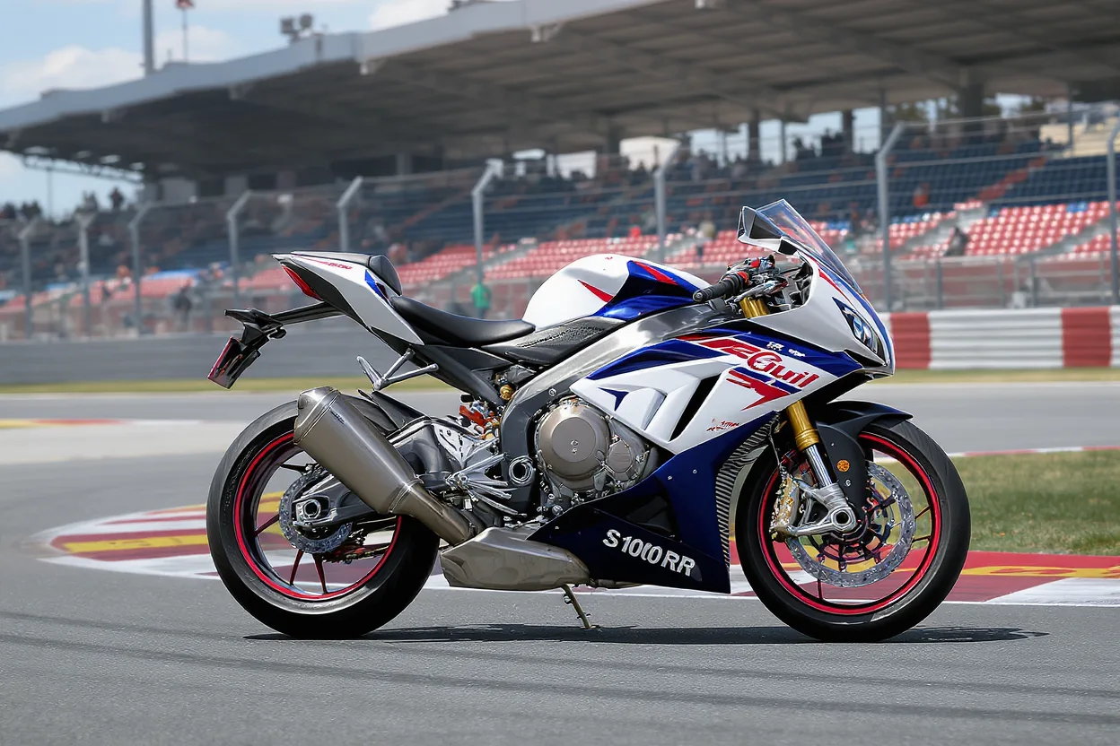 BMW S 1000 RR auf der Rennstrecke